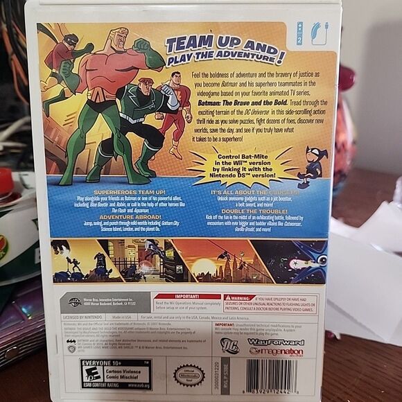 Batman The Brave and The Bold The Videogame (Nintendo Wii, 2010) - Picture 2 of 3